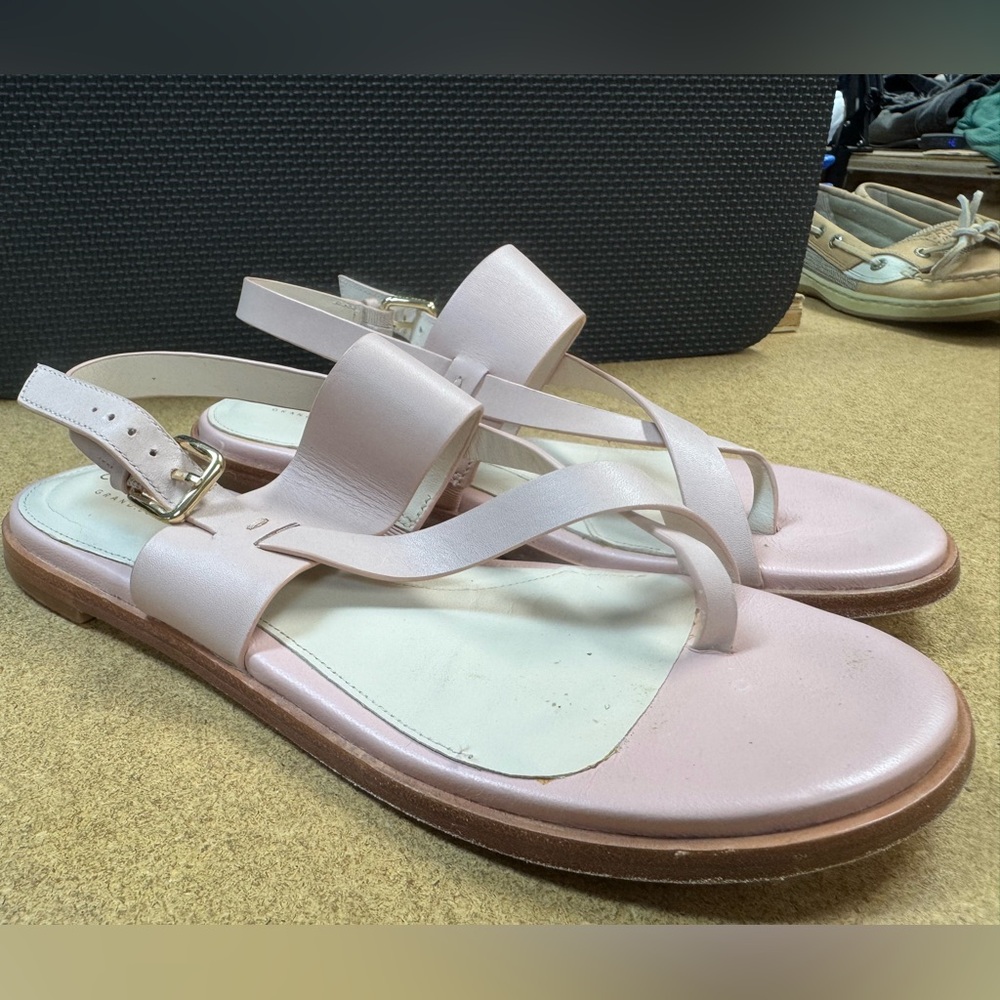 Cole Haan Light Pink Leather Sandals